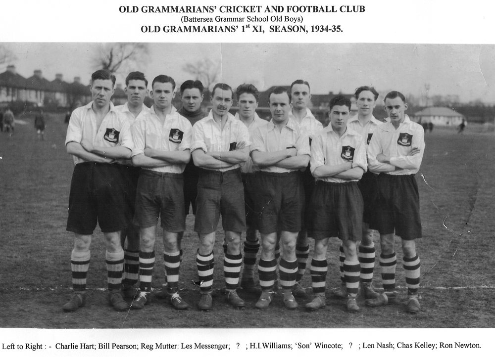 OGA - Football - 1st XI 1934