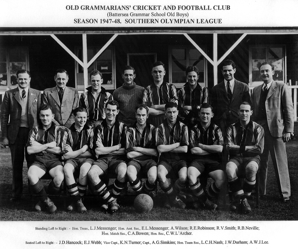 OGA - Football - 1st XI 1947