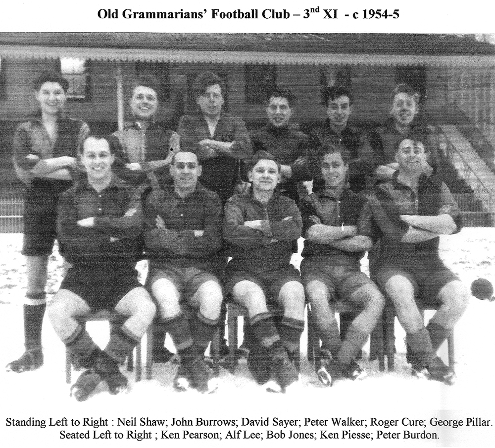 OGA - Football - 3rd XI 1954